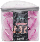 Conair Jumbo Self-Fastening Foam Rollers in Reusable Zipper Case in Pink, 9 Count Conair