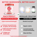 Peach Perfect Creatine for Women – Micronized Creatine Monohydrate Powder with BCAA & Collagen for Glute Strength Support, Boosts Energy, Focus, Strength, and Endurance – Pink Lemonade, 30 Servings Infinity Warehouse