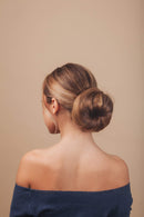 Kitsch Bun Form | Hair Donut for the Perfect Bun | Holiday Gift Magic Ballet Bun Maker | Hair Bun (Large | Brown) Kitsch