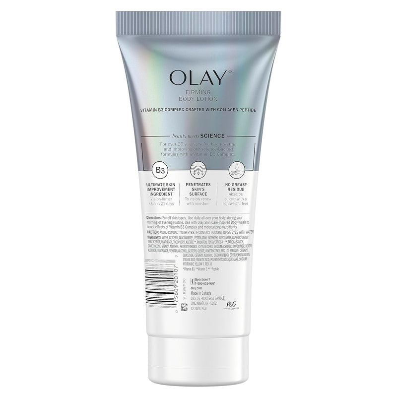 Olay Firming & Hydrating Hand and Body Lotion with Collagen, 6 fl oz Tube (Pack of 3) - Infinity Warehouse