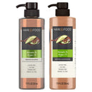 Hair Food Sulfate Free Shampoo and Conditioner Set, with Argan Oil and Avocado, Natural Ingredients, 17.9 Fl Oz Each Hair Food