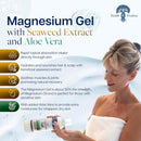 Health and Wisdom Pure Magnesium Gel with Seaweed Extract and Aloe Vera - Topical Muscle & Joint Relief- Natural and Pure Skin & Scalp Moisturizing - Enhanced Absorption - 64 Fl oz Infinity Warehouse