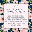 Sweet 16 Gift Box Set - Sweet Sixteen, Daughter, Granddaughter, Niece, Friend, Heartfelt Card & Spa Gift Box for 16th Birthday, Holidays and more Dear Ava Store