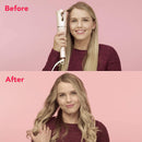 Lena Geniecurl Auto Hair Curling Wand with Ceramic Ionic Barrel & Smart Anti-Stuck Sensor, Professional Hair Curler Styling Tool for Long & Medium-Length Hair LENA
