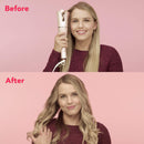 Lena Geniecurl Auto Hair Curling Wand with Ceramic Ionic Barrel & Smart Anti-Stuck Sensor, Professional Hair Curler Styling Tool for Long & Medium-Length Hair LENA