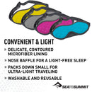 Sea to Summit TravellingLight Eye Shade Travel Sleep Mask, Pacific Blue Sea to Summit