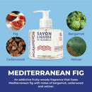 La Grappe d'Or Mediterranean Fig Marseille Hand Soap with Essential Oils | Handmade in France from Moisturizing Organic Olive & Coconut Oil | Natural, Cruelty-Free & Vegan, 11.10 oz Liquid Infinity Warehouse