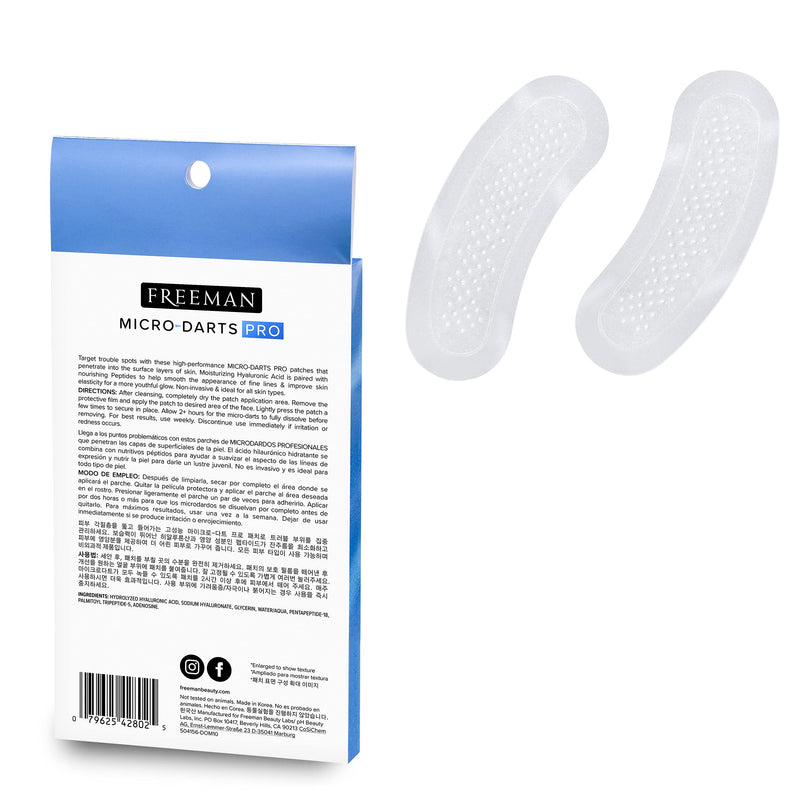 Freeman Beauty MicroDarts PRO Korean Skincare Variety Set Undereye Patches Dark Spot Remover and Face Wrinkle Patches, 3 Count FREEMAN