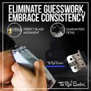 The Rich Barber On The Money 10 Second Blade Setter | Zero Gap Tool for Sharper Lines, Cleaner Fades & Precision Detail | Full Precision Shave in Seconds (Compatible with Andis Styliner II The Rich Barber