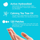 Acne Patches (120 Pack), Tea Tree Oil and Hydrocolloid Pimple Patches for Face, Zit Patch (3 Sizes), Blemish Patches, Acne Dots, Pimple Stickers, 100% All Natural Acne Patch and Pimple Patch BASIC CONCEPTS
