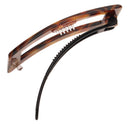 France Luxe Cutout Rectangle Plastic Tige Boule Barrette - Africa France Luxe