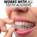 IXO Aligner Seater Chewies With Grip Handle for Invisalign Aligners, Mint Scent, with Resealable Bag (10PCs) (Green) IXO
