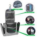 Bago Hanging Travel Toiletry Bag For Women and Men - Large Waterproof Bathroom Shower Bag - Multiple Compartments and Inner Organization (SnowGray) bago
