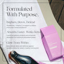 Liposomal Glutathione Powder, 125mg L-Glutathione Sugar-Free Flavored Packets, 100mg Vitamin C, Powerful Antioxidant Supplement for Skin, Beauty Health & Detox Support, 30 Packets - Lemon Infinity Warehouse