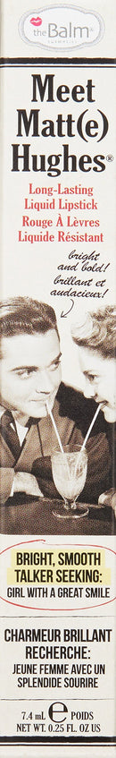 theBalm Meet Matt(e) Hughes Long Lasting Liquid Lipstick, 0.25 Fl Oz (Pack of 1) theBalm