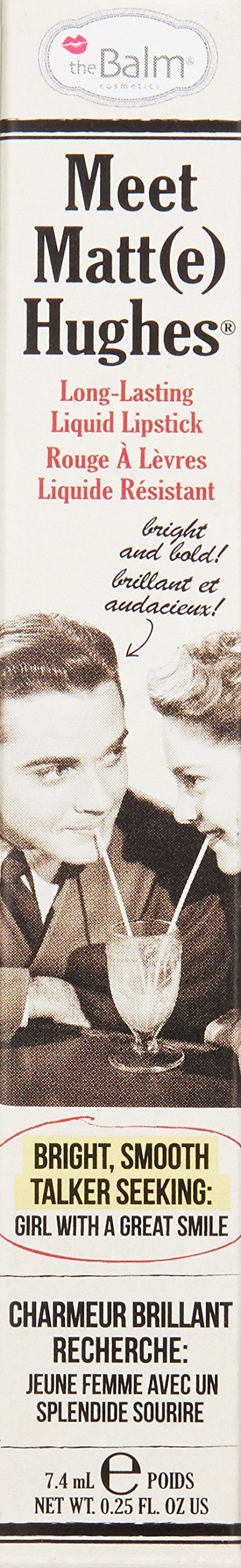 theBalm Meet Matt(e) Hughes Long Lasting Liquid Lipstick, 0.25 Fl Oz (Pack of 1) theBalm