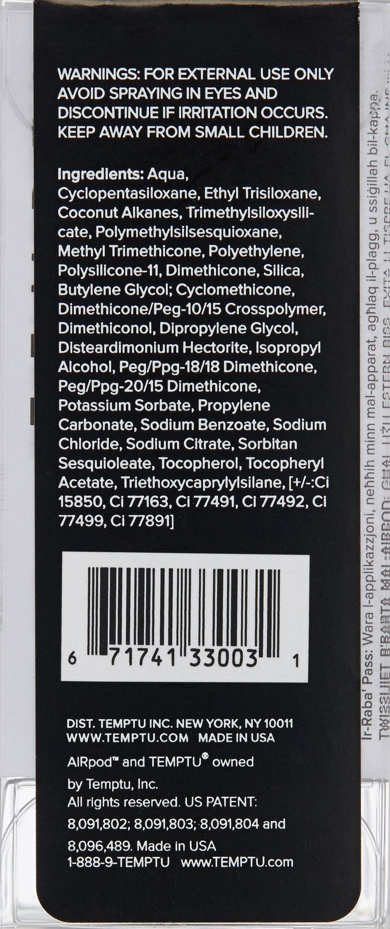 Temptu Perfect Canvas Airbrush Blush Airpod, Washed Rose Temptu