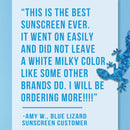 Blue Lizard Sensitive Mineral Sunscreen with Zinc Oxide, SPF 50+, Water Resistant, UVA/UVB Protection with Smart Cap Technology - Fragrance Free, 3 oz. Tube BLUE LIZARD