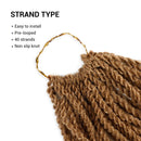 6 Packs 22 Inch AU-THEN-TIC Senegalese Twist Crochet Braids Hair Small Havana Mambo Twist Crochet Hair Pre-Stretched Pre Looped Soft Braiding Hair Extensions (22 Inch (Pack of 6), 27) AU-THEN-TIC