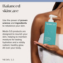 MEDIX Smooth & Glow 3PC Skin Care Set | Glycolic Acid Exfoliating Body Wash Gel + Brightening Vitamin C Cream + Firming Retinol Body Lotion Gift Box | Skin Care Products | Gifts For Women Infinity Warehouse