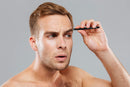 Tweezer Guru Tweezers for Eyebrows - 1 Pack Slant Tip Professional Stainless Steel Eyebrow Tweezers for Women & Men - Great Precision on Brow, Facial Hair & Ingrown Hair (Black) TWEEZER GURU