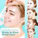 Ebanel Bio Collagen Face Mask, 4-Pack Hydrating Face Masks with 7 Peptides, Hyaluronic Acid, Niacinamide, Centella, Rose Water, Ceramide, and B5, Glass Skin Tightening and Lifting Korean Sheet Masks Infinity Warehouse