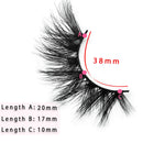 GOO GOO Mink Eyelashes, Middle Long Crossed Cluster Type False Eyelashes 20mm Natural Layered Effect Hand Made Strips Siberian 3D Mink Lashes Fluffy Full Fake Eyelashes GOO GOO Store
