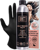 Self Tanner Oil - Natural Sunless Tanning Spray w/ Hyaluronic Acid and Organic Oils, Clear Gradual Fake Tan Sprayer for Perfect Golden Glow 8.0 fl.oz GOLDEN STAR BEAUTY