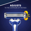 Gillette Sensor3 Smooth Shave Disposable Razor, 4 Count Gillette