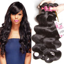 UNice Hair Icenu Series 8A Brazilian Body Wave Virgin Hair 3 Bundles 100% Human Hair Weave Extensions Natural Color 95-100g/piece (8 10 12) UNICE Store