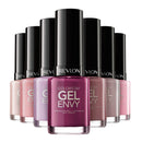 Revlon ColorStay Gel Envy Longwear Nail Polish, with Built-in Base Coat & Glossy Shine Finish, in Nude/Brown, 530 Double Down, 0.4 oz REVLON