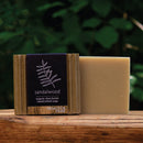 Moisturizing Organic Shea Butter Bar Soap | Naturally Nourishes Skin with Coconut Oil & Olive Oil | Handcrafted in USA (Sandalwood, 1 Bar) Hemlock Park