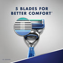 Gillette5 Men's Razor Handle + 4 Refills Gillette