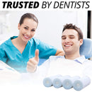 IXO Aligner Seater Chewies for Invisalign Aligners, Unscented, Bulk Pack in Resealable Bag (10 PCs) (White) IXO Store