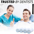 IXO Aligner Seater Chewies for Invisalign Aligners, Unscented, Bulk Pack in Resealable Bag (10 PCs) (White) IXO