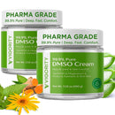 Vigority DMSO Cream 99.9% Pure for Topical Joint, Muscle Comfort - DMSO Pharmaceutical Grade Cream with Arnica, Magnesium, Turmeric, OptiMSM, Aloe Vera 3.53oz Infinity Warehouse