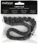 Mehron Makeup Crepe Hair 12-inch Braid (Dark Grey) Mehron Store