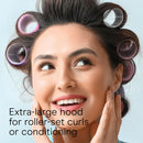 Conair Pro Style Bonnet Hair Dryer, 2 Heat Settings, Adjustable Height, Extra-Large Hood Size, 1875W Pro Style Bonnet Ionic Hair Dryer for Women, White Infinity Warehouse