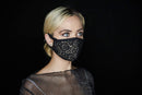 Cameleon Cover - MADE IN USA - Fashion Lace Vintage Sexy Floral Black Face Mask Covering Washable Cotton Double Layer - 3 PACK (Lace Limited Collection) Cameleon Cover Store