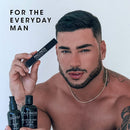 Pacinos Beard Pencil Filler - Water Proof, Long Lasting Coverage & Natural Finish - Beard, Moustache & Eyebrows - Micro-Fork Tip for Seamless Application - Includes Bristle Brush for Blending (Black) Pacinos