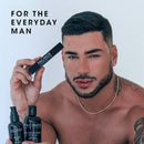 Pacinos Beard Pencil Filler - Water Proof, Long Lasting Coverage & Natural Finish - Beard, Moustache & Eyebrows - Micro-Fork Tip for Seamless Application - Includes Bristle Brush for Blending (Black) Pacinos