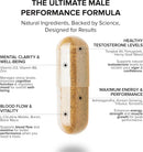 Peak Potential 12-in-1 Testosterone Support for Men – Fenugreek, Ashwagandha & Tongkat Ali – Natural Strength, Energy & Muscle Builder – 90 Capsules Infinity Warehouse