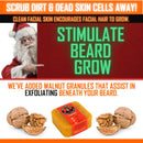 Tame the Wild Orange Walnut Beard Soap - Natural Beard Wash - Beard Shampoo & Conditioner - Mens Exfoliating Face & Body Scrub - Made of Shea Butter & Coconut Oil - 3 Pack Set of 5oz Bars TAME THE WILD MAKE YOUR BEARD BEHAVE