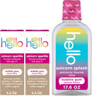 Hello Kids Fluoride Toothpaste Variety Pack, Includes a Strawberry Toothpaste, Unicorn Bubble Gum Toothpaste, and Blue Raspberry Toothpaste, Safe for Ages 2 and Up, 12 Pack, 4.2 Oz Each Infinity Warehouse