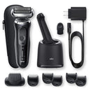 Braun Electric Razor for Men, Series 7 7075cc 360 Flex Head Electric Shaver with Beard Trimmer, Rechargeable, Wet & Dry, 4in1 SmartCare Center and Travel Case, Black Braun Store