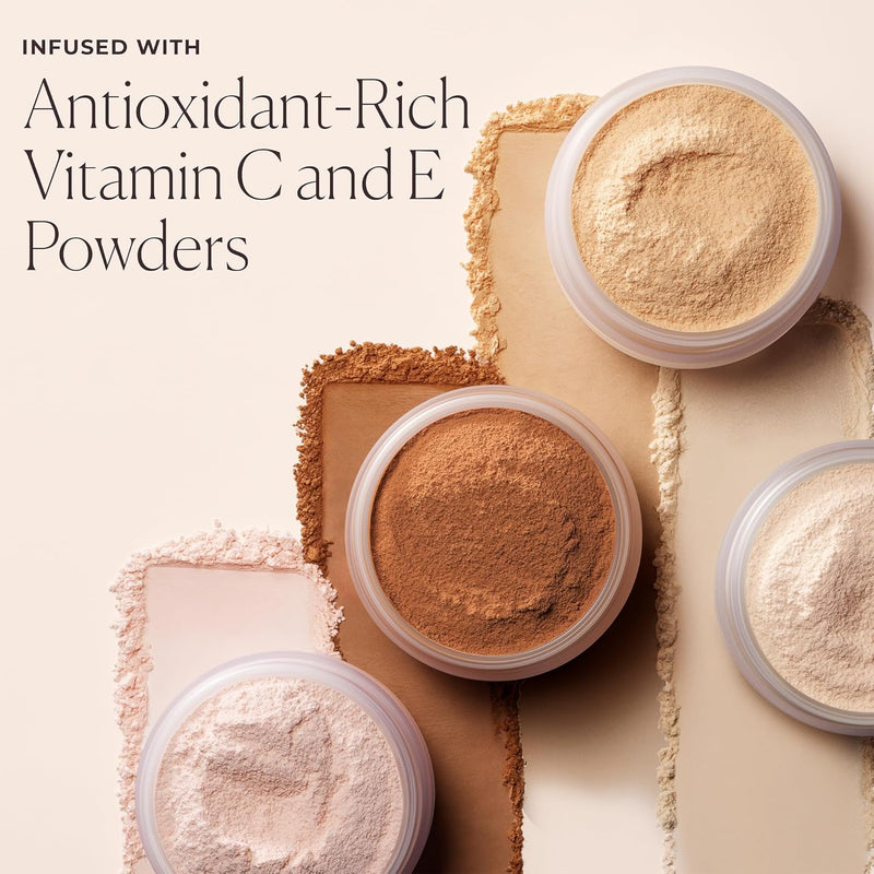 Laura Mercier Translucent Loose Setting Powder, 24HR Shine Control, Infused with Vitamins C + E, Soft Matte Finish, Normal to Oily Skin, 4 Shades for Virtually All Skin Tones, Holiday Gift Set Infinity Warehouse