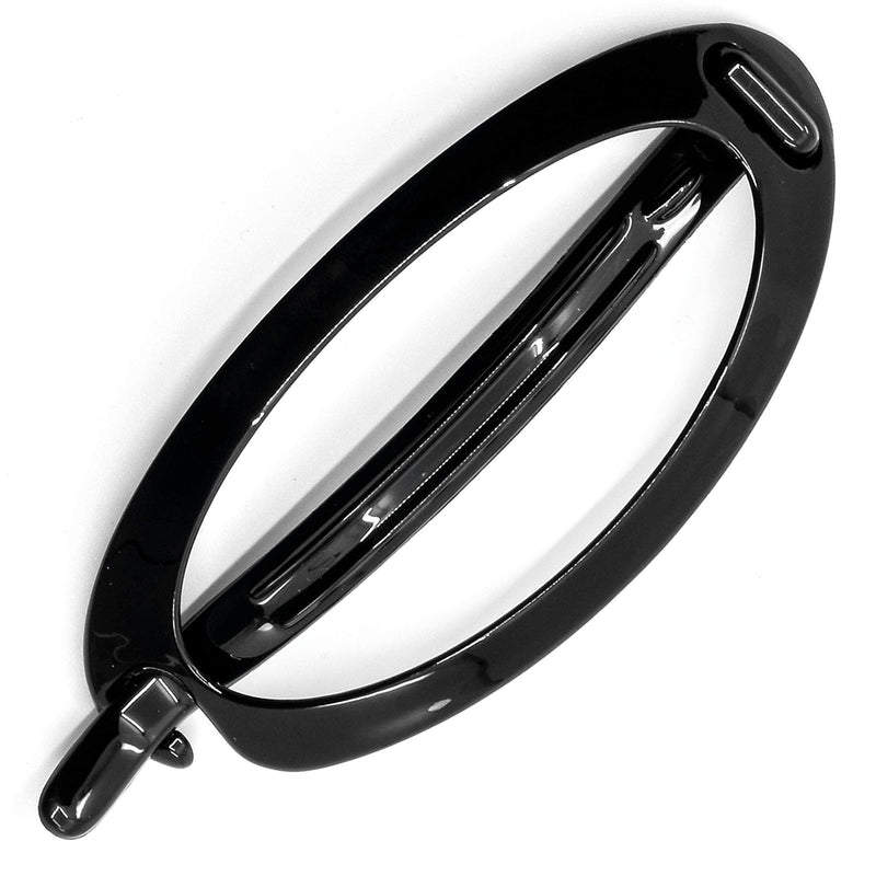 Camila Paris CP2318 French Hair Barrette Clip, Flexible Ponytail Holder No Metal Parts, Strong Hold Grip Hair Clips for Women, No Slip and Durable Styling Girls Hair Accessories, Made in France Camila