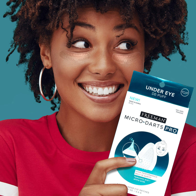 Freeman Beauty MicroDarts PRO Korean Skincare Variety Set Undereye Patches Dark Spot Remover and Face Wrinkle Patches, 3 Count FREEMAN