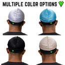 Veeta Superior Wave Cap - Smooth Silky Fabric | Maximum Compression Wave Cap | Soft Elastic Headband | Outside Seam Stitching (Ghost White) Veeta