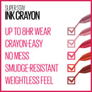 Maybelline Super Stay Ink Crayon Lipstick, Precision Tip Matte Lip Crayon with Built-in Sharpener, Longwear Up To 8Hrs, Lead The Way, Pink Beige, 0.04 oz Maybelline New York